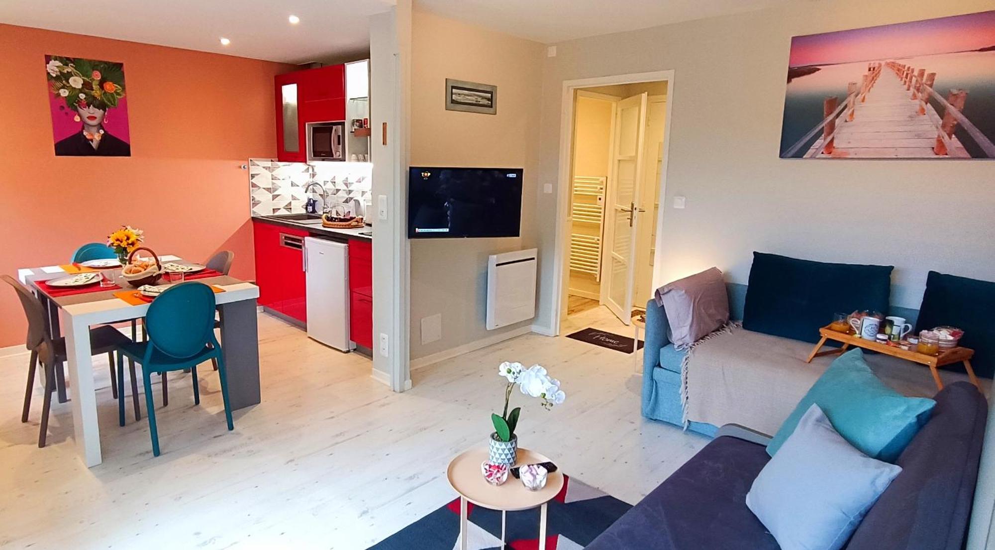 Studio Proche Plage - Parking Gratuit Et Prive - Terrasse Et Petit Jardin Cloture Courseulles-sur-Mer Eksteriør billede